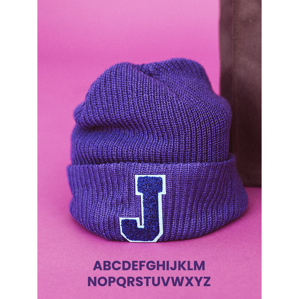 Beanie Blaues Alphabet