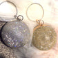 Luxuriöse Ball-Clutch – Bling-Bling-Diamanten – Gold und Silber