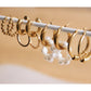 RVS Creool 14mm "bolletjes" - Silber - EA505