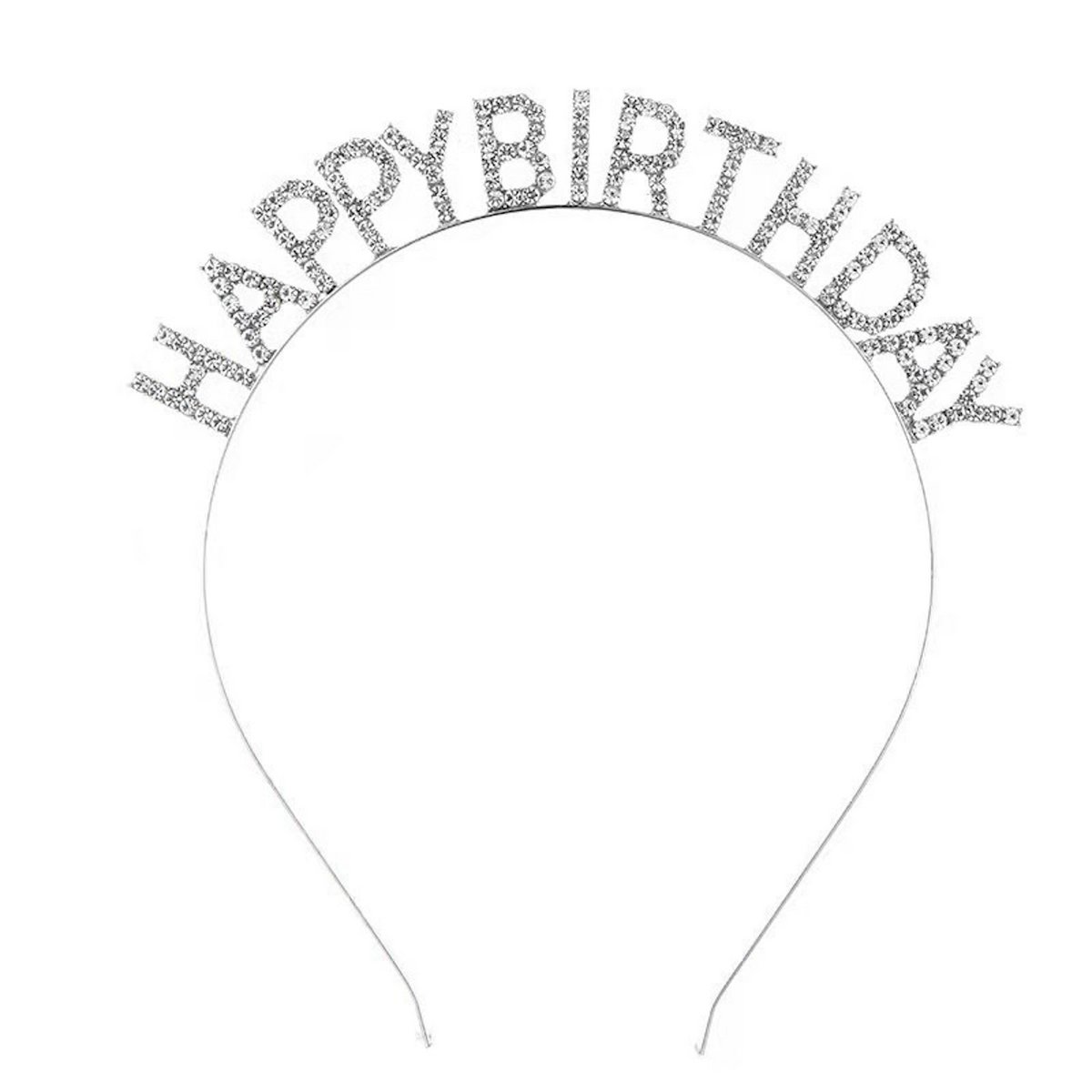 Funkelndes Geburtstags-Stirnband – Happy Birthday-Buchstaben