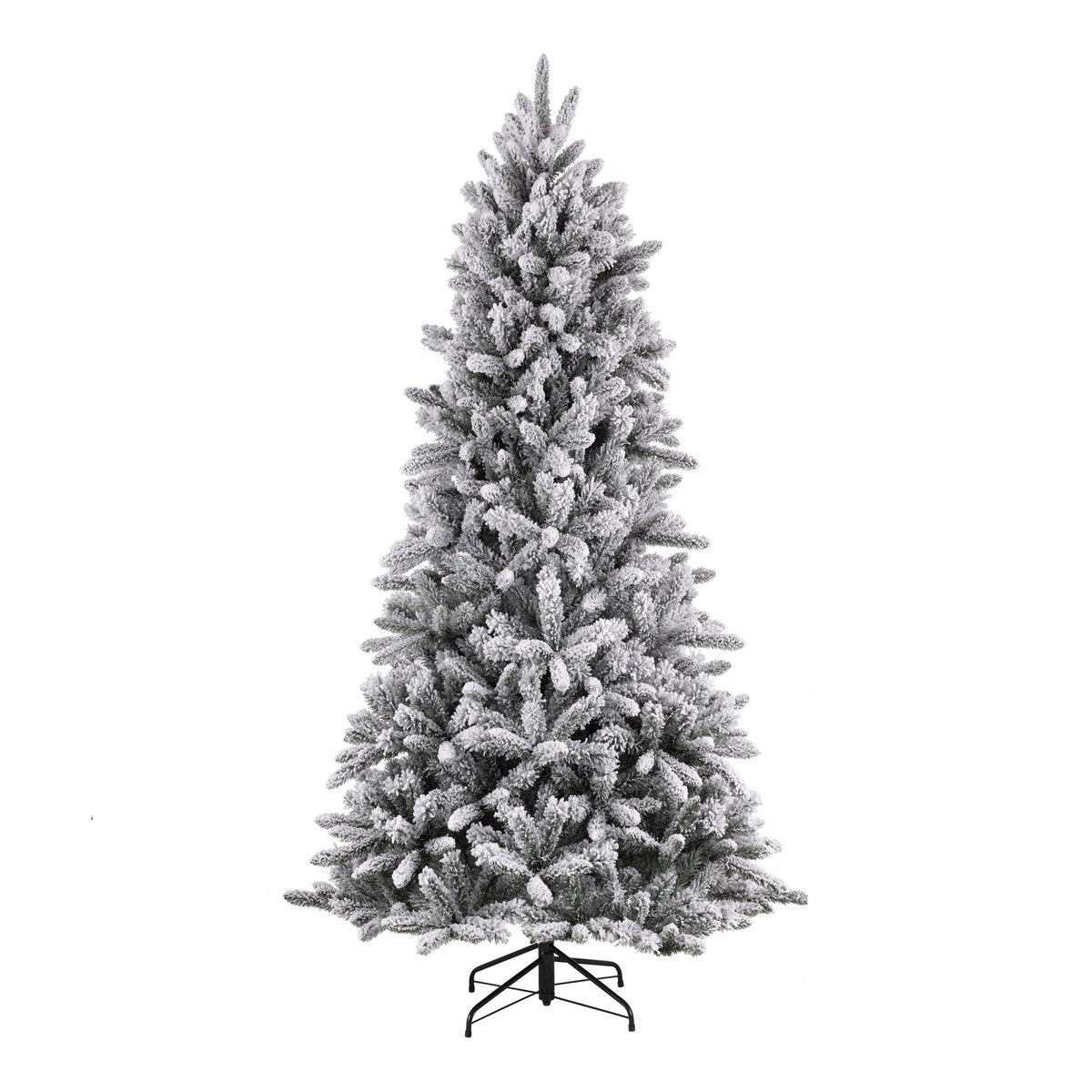 Black Box Trees Snowdon Künstlicher Weihnachtsbaum – H185 x Ø117 cm – Grün gefrostet