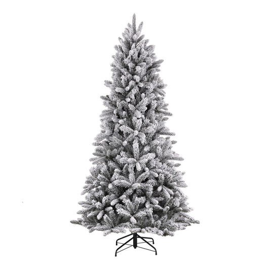 Black Box Trees Snowdon Künstlicher Weihnachtsbaum – H185 x Ø117 cm – Grün gefrostet
