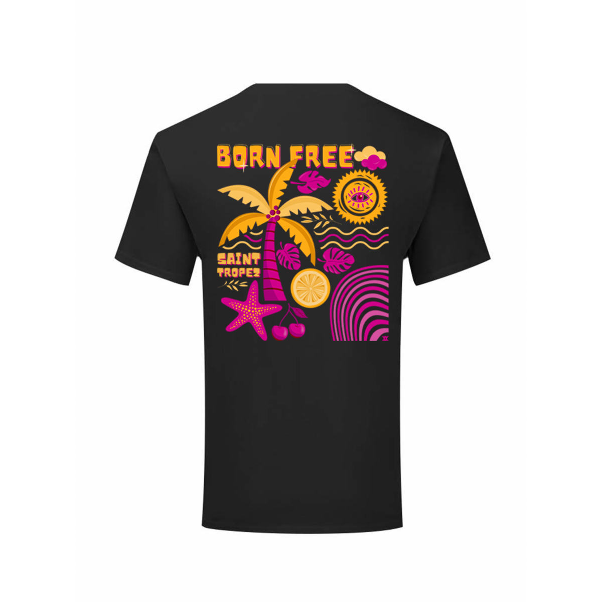 T-Shirt „Born Free Back“.