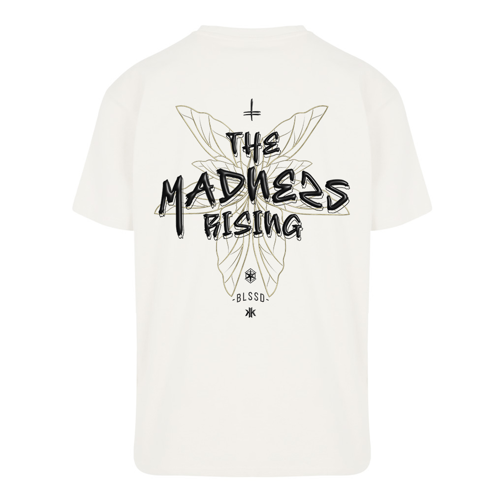 Übergroßes T-Shirt Madness Black Back