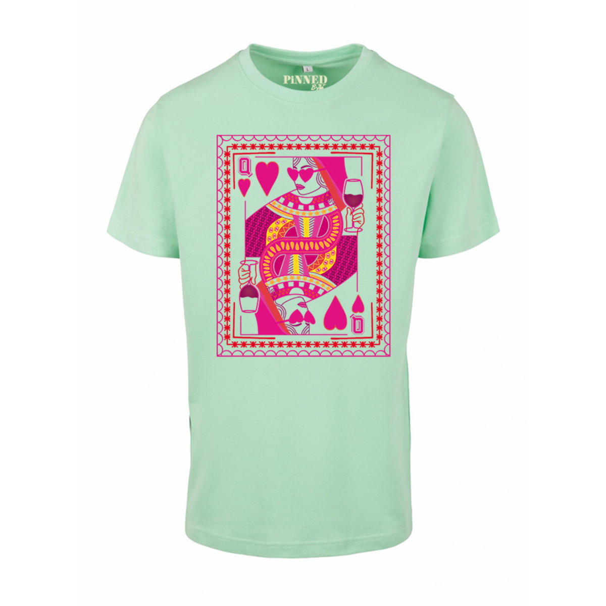 Reguläres T-Shirt Queen Hearts Pink