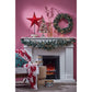 Creston Weihnachtskranz mit LED-Beleuchtung – Ø60 cm – Grün