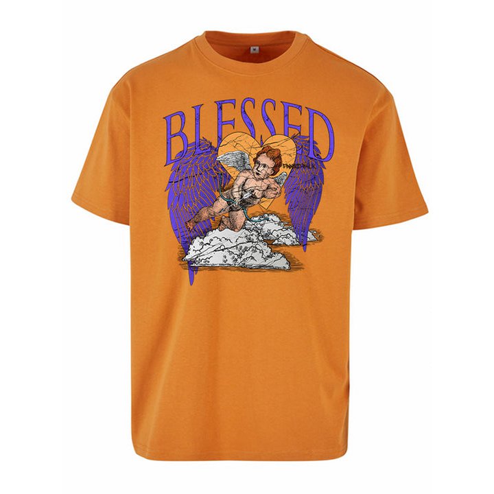 Übergroßes T-Shirt Blessed Purple