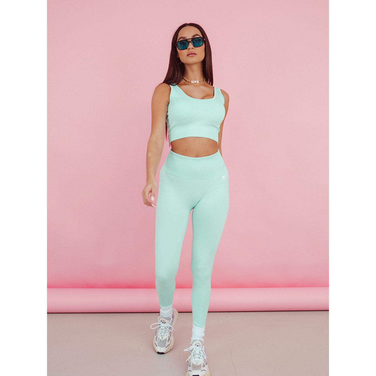 Sport-Leggings Basic PBK Weiß