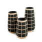 Die Cutie Vase - Schwarz Natur - M