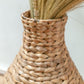 Geflochtene Boho Vase DAYANA natur aus Wasserhyazinthe