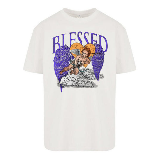 Übergroßes T-Shirt Blessed Purple