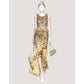 Luxuriöse Clutch im Diamant-Look – Gold und Silber
