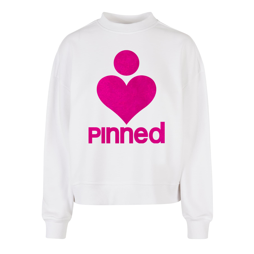 Limitierter Pullover Boxy PinNNED Pink Velvet