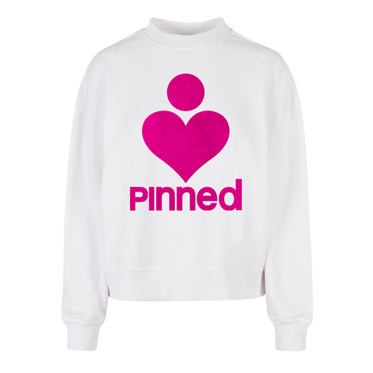 Limitierter Pullover Boxy PinNNED Pink Velvet