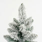 Schmaler künstlicher Weihnachtsbaum von Gerlos aus Jute – H75 x Ø36 cm – Grün gefrostet