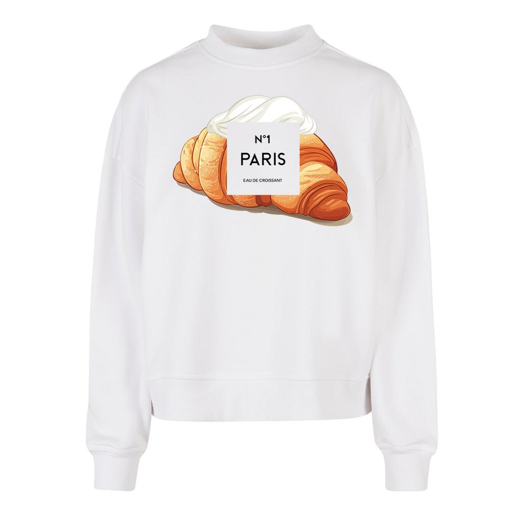 Limitierter Pullover Boxy N1 Paris Croissant