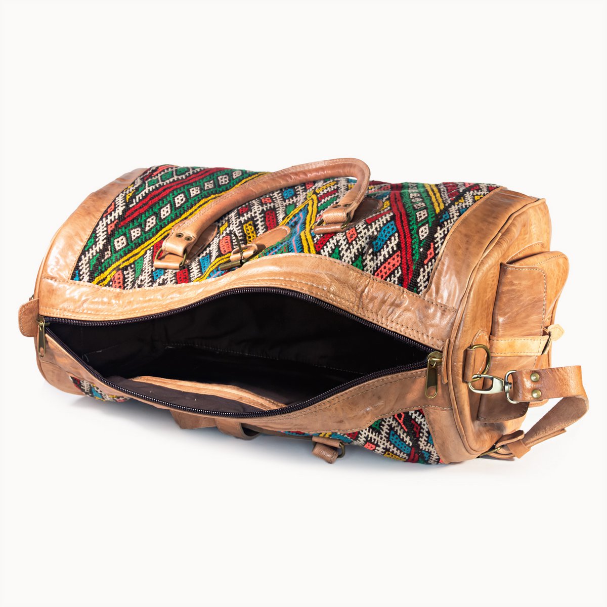 Ledertasche 'Kilim S' (natürlich)