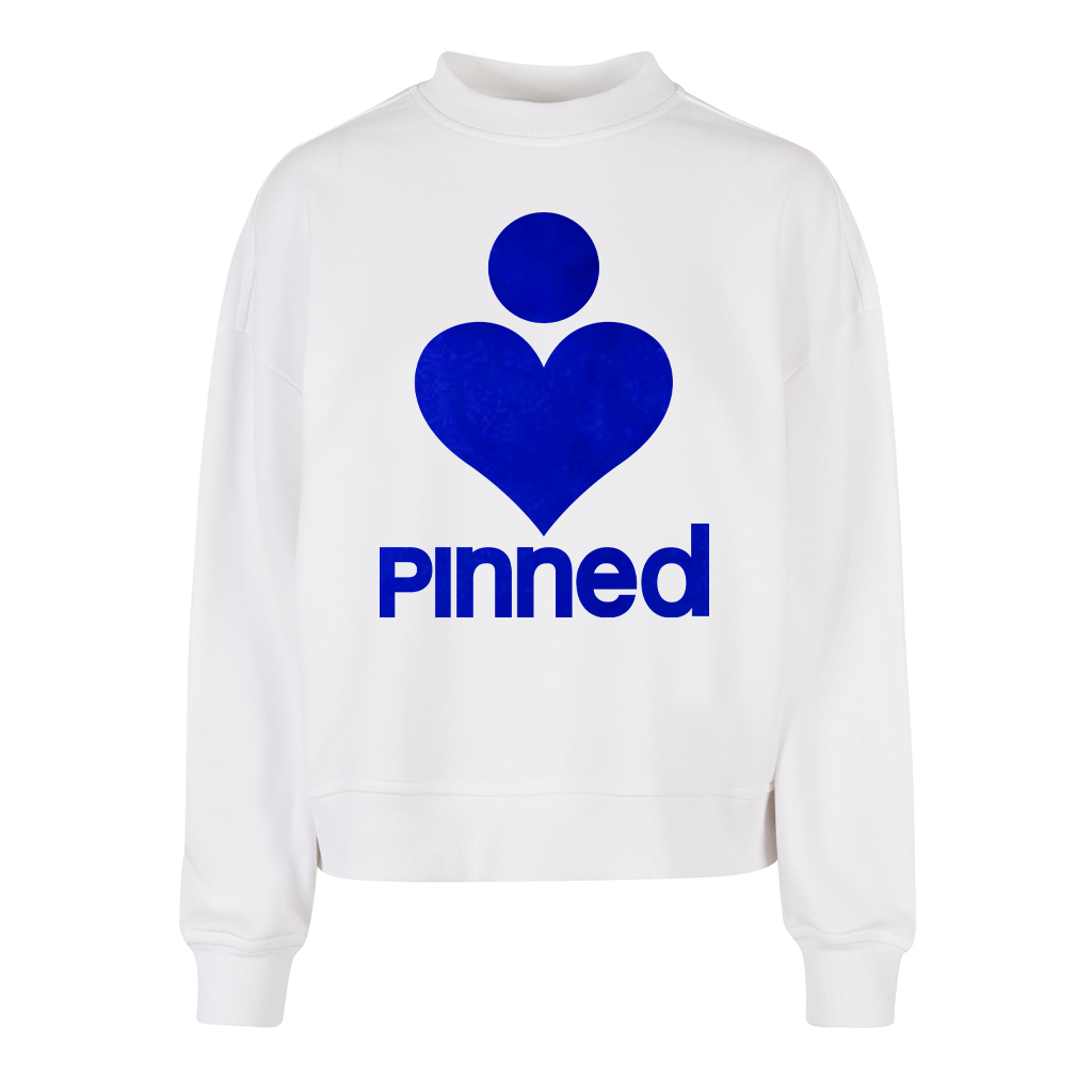 Limitierter Pullover Boxy PiNNED Cobalt Velvet