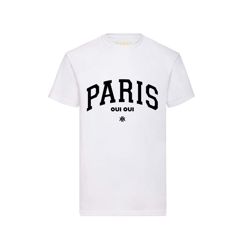 T-Shirt Paris Oui Oui Schwarz